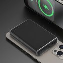 Powerbank magnetyczny K14S 5000mAh USB-A USB-C 20W - czarny