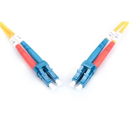 Digitus Digitus | Kabel krosowy | Światłowód | Męski | LC jednomodowy | Męski | LC jednomodowy | Żółty | 1 m