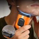 Golarka maszynka do golenia elektryczna 400mAh IPX7 - pomarańczowa