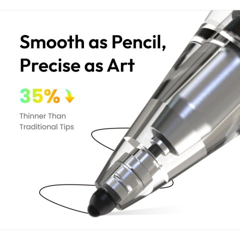 Końcówki do rysików Pencil Air 8 Pro / Pencil Air 8 Pro X - przezroczyste