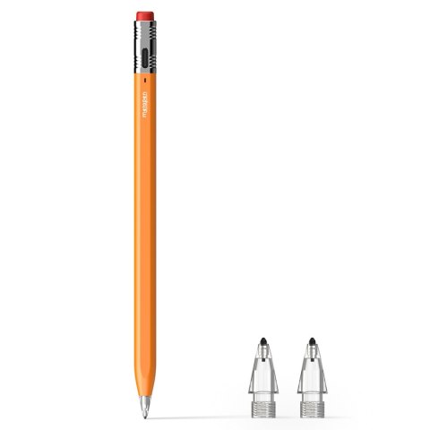 Rysik do iPada 3 końcówki USB-C Pencil Air8 Pro X - pomarańczowy