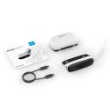 Stacja dokująca i powerbank 2w1 do baterii B100 - biała