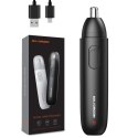 Trymer golarka do nosa uszu i brwi USB-C - czarny