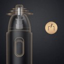 Trymer golarka do nosa uszu i brwi USB-C - czarny
