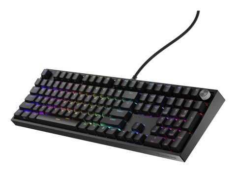 Klawiatura GENESIS THOR 404 USB QWERTY Angielski Czarny