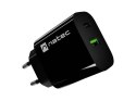 NATEC ŁADOWARKA SIECIOWA RIBERA 1X USB-A + 1X USB-