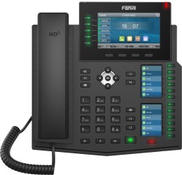 Fanvil X6U V2 Wysokiej klasy telefon biznesowy z gigabitowym portem SIP POE USB