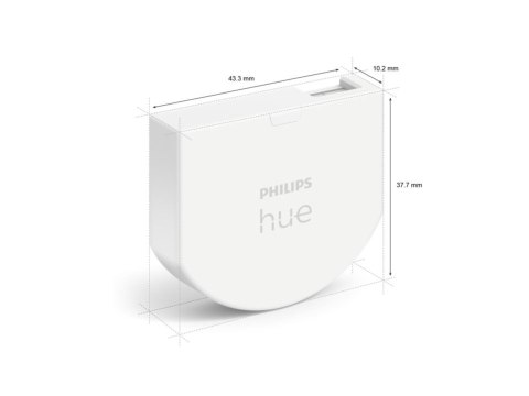 Philips Moduł przełącznika ściennego Philips Hue | Moduł przełącznika ściennego Philips Hue | Biały