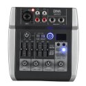Analogowy mikser dźwięku DNA QMX402 3 kanały