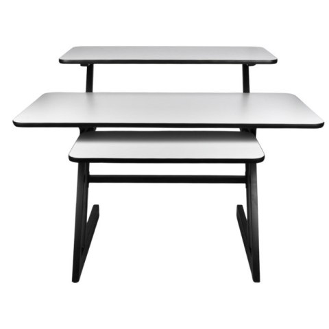 DNA Professional SD3 - biurko studyjne z półką na klawiaturę, 91,4 cm (czarno-szare)
