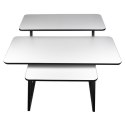 DNA Professional SD3 - biurko studyjne z półką na klawiaturę, 91,4 cm (czarno-szare)