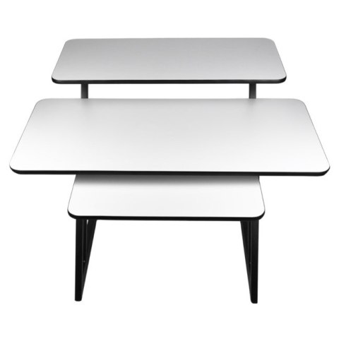 DNA Professional SD3 - biurko studyjne z półką na klawiaturę, 91,4 cm (czarno-szare)