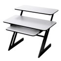 DNA Professional SD3 - biurko studyjne z półką na klawiaturę, 91,4 cm (czarno-szare)