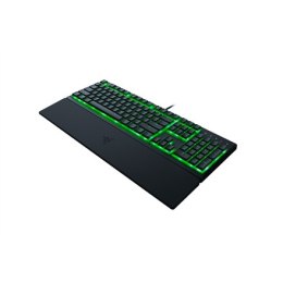 Razer Razer | Gaming Keyboard | Ornata V3 X | Gaming Keyboard | Podświetlenie LED RGB | US | Przewodowa | Czarna | Klawiatura numerycz