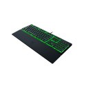 Razer Razer | Gaming Keyboard | Ornata V3 X | Gaming Keyboard | Podświetlenie LED RGB | US | Przewodowa | Czarna | Klawiatura numerycz