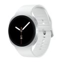 Samsung Galaxy Watch 8 3,81 cm (1.5") AMOLED 44 mm Cyfrowy 480 x 480 px Ekran dotykowy Srebrny Wi-Fi GPS