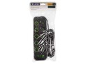 98-208# Przedłużacz sieciowy ps-530s 5-gniazd 4xusb 1xusb-c 3m czarny 3x1mm