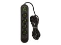 98-220# Przedłużacz sieciowy ps-430 4-gniazda 3xusb 3m czarny 3x1mm