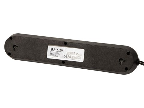 98-227# Przedłużacz sieciowy ps-530 5-gniazd 3xusb 3m czarny 3x1mm