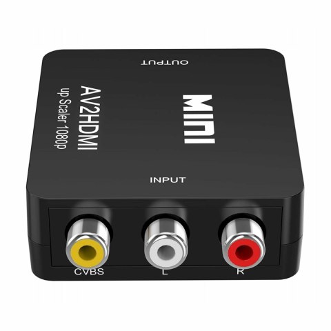 HD44 Adapter sygnału av rca cinch do hdmi audio rca