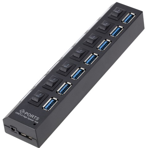 Hub usb rozdzielacz 7 portów rozgałęźnik usb 3.0