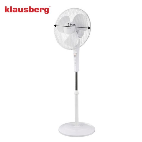 Wentylator stojący z pilotem 50w klausberg