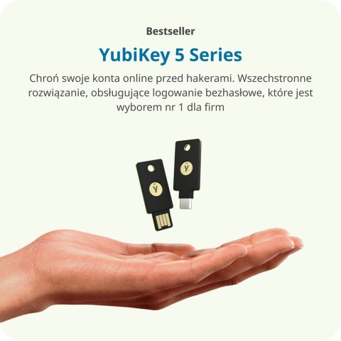 Klucz Sprzętowy Yubico YubiKey 5C NFC U2F FIDO