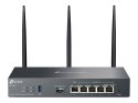 TP-LINK Router SafeStream Gigabit Multi-WAN VPN | ER706W | 802.1q | Porty Ethernet LAN (RJ-45) 1× Gigabitowy port SFP WAN, 1× Gigabitowy