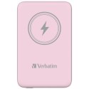 Verbatim Charge 'n' Go Litowo-polimerowy (LiPo) 10000 mAh Bezprzewodowe ładowanie Różowy