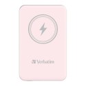 Verbatim Charge 'n' Go Litowo-polimerowy (LiPo) 10000 mAh Bezprzewodowe ładowanie Różowy