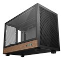 DeepCool CH260 WOOD Micro Tower Czarny, Drewno