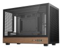 DeepCool CH260 WOOD Micro Tower Czarny, Drewno