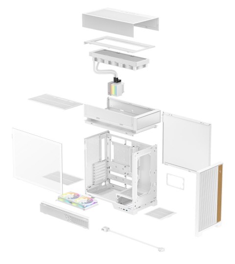 DeepCool CL6600 WH Midi Tower Biały