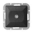 Łącznik jednobiegunowy p/t z podświeleniem Pearl, 10A, 250V, WP-1P/S, czarny
