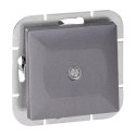 Łącznik krzyżowy p/t z podświetleniem Pearl, WP-8P/S, antracyt