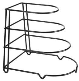 Organizer, stojak na patelnie 4 poziomy, stal kinghoff