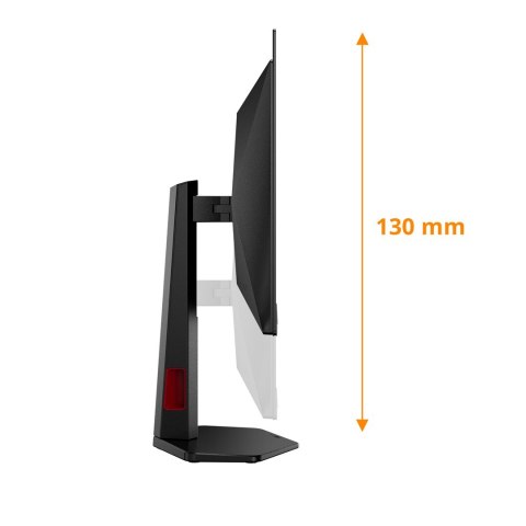 AOC G4 Q27G4ZDR monitor komputerowy 67,3 cm (26.5") 2560 x 1440 px Quad HD QD-OLED Czarny, Czerwony