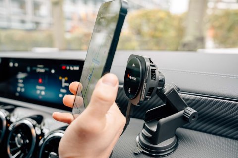 Verbatim Charge 'n' Drive Qi2 Smartfon Czarny USB Bezprzewodowe ładowanie Szybkie ładowanie Automatyczna