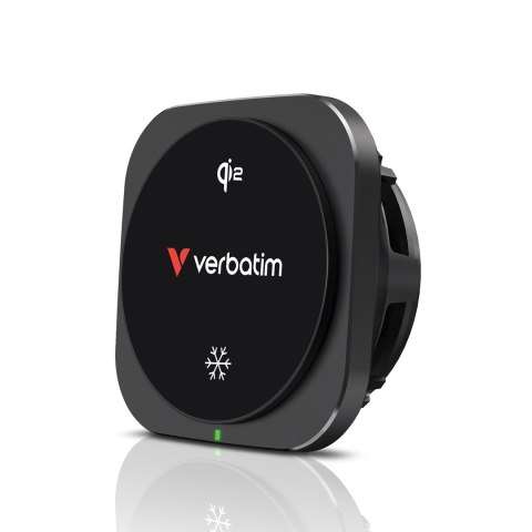 Verbatim Charge 'n' Drive Qi2 Smartfon Czarny USB Bezprzewodowe ładowanie Szybkie ładowanie Automatyczna