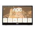 AOC 16T3EA przenośny telewizor / monitor Czarny 39,6 cm (15.6") 1920 x 1080 px
