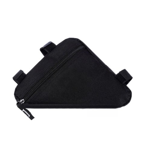 Sakwa rowerowa pod ramę saszetka torba na rower czarna pojemna- s005