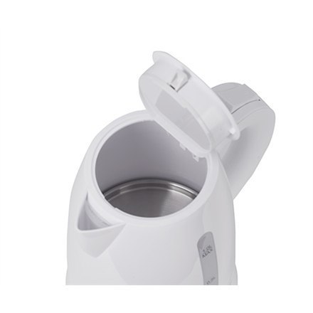 Adler Adler | Czajnik | AD 1272 | Elektryczny | 1600 W | 1 L | Stal nierdzewna/Polipropylen | Podstawa obrotowa 360° | Biały