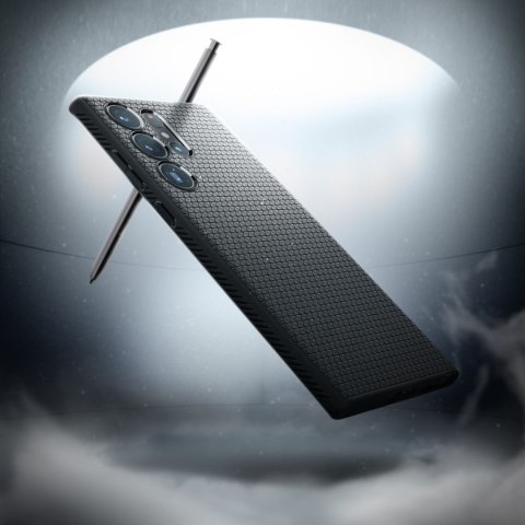 Etui pokrowiec na Samsung Galaxy S23 Ultra Liquid Air - czarny mat