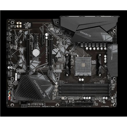 Gigabyte Gigabyte | B550 GAMING X V2 | Rodzina procesorów AMD | Gniazdo procesora AM4 | DDR4 DIMM | Gniazda pamięci 4 | Chipset AMD B | A