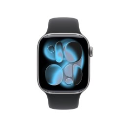 Apple Watch Series 11 OLED 42 mm Cyfrowy 374 x 446 px Ekran dotykowy Szary Wi-Fi GPS