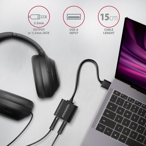 AXAGON AXAGON | ADA-12 USB - Cable Audio Adapter