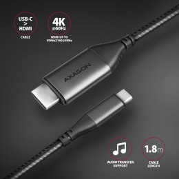 AXAGON AXAGON | Active converter | USB-C to HDMI | 1.8 m