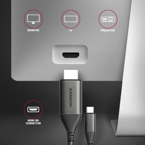 AXAGON AXAGON | Active converter | USB-C to HDMI | 1.8 m