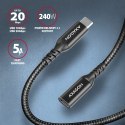 AXAGON AXAGON Extension USB 20Gbps cable, 1 m | BUCM32-CF10AB | USB-C to USB-C