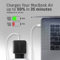 AXAGON AXAGON GaN wallcharger 2x port (USB-A + USB-C), PD3.0/PPS/QC4+/SFC2.0/AFC/SCP/FCP/Apple, 45W | ACU-PQ45
